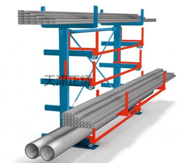 放置鋁型材的貨架存放6米 12米 17米鋁型材 好存取省空間
